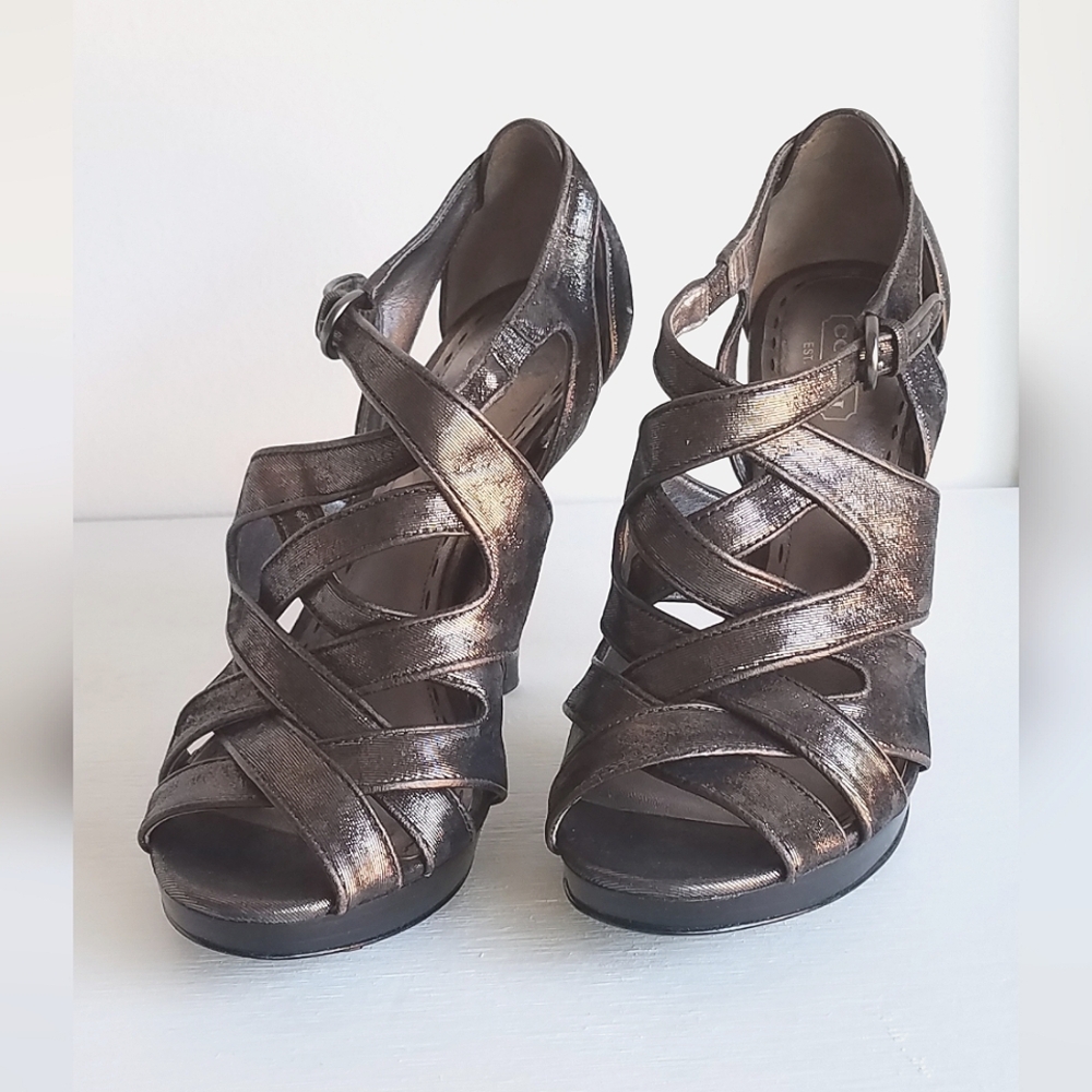 Coach Aenya Metallic Heels ⭐️⭐️ - Picture 11 of 11